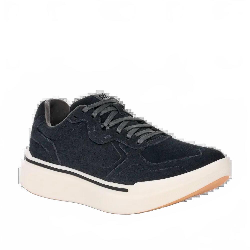 NEW AHNU men's sequence 1.1 sneakers in black & white